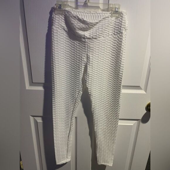 Waffle leggings size large white - Picture 1 of 4